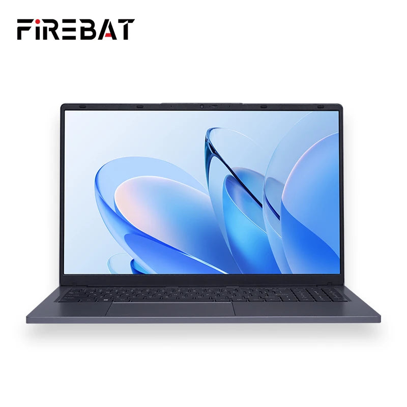 Firebat AT15 Laptop Intel N150 CPU 15.6 Inch 16GB RAM SSD 1TB Lightweight Business Windows 11 Pro Computer Notebook BT4.2 WiFi5