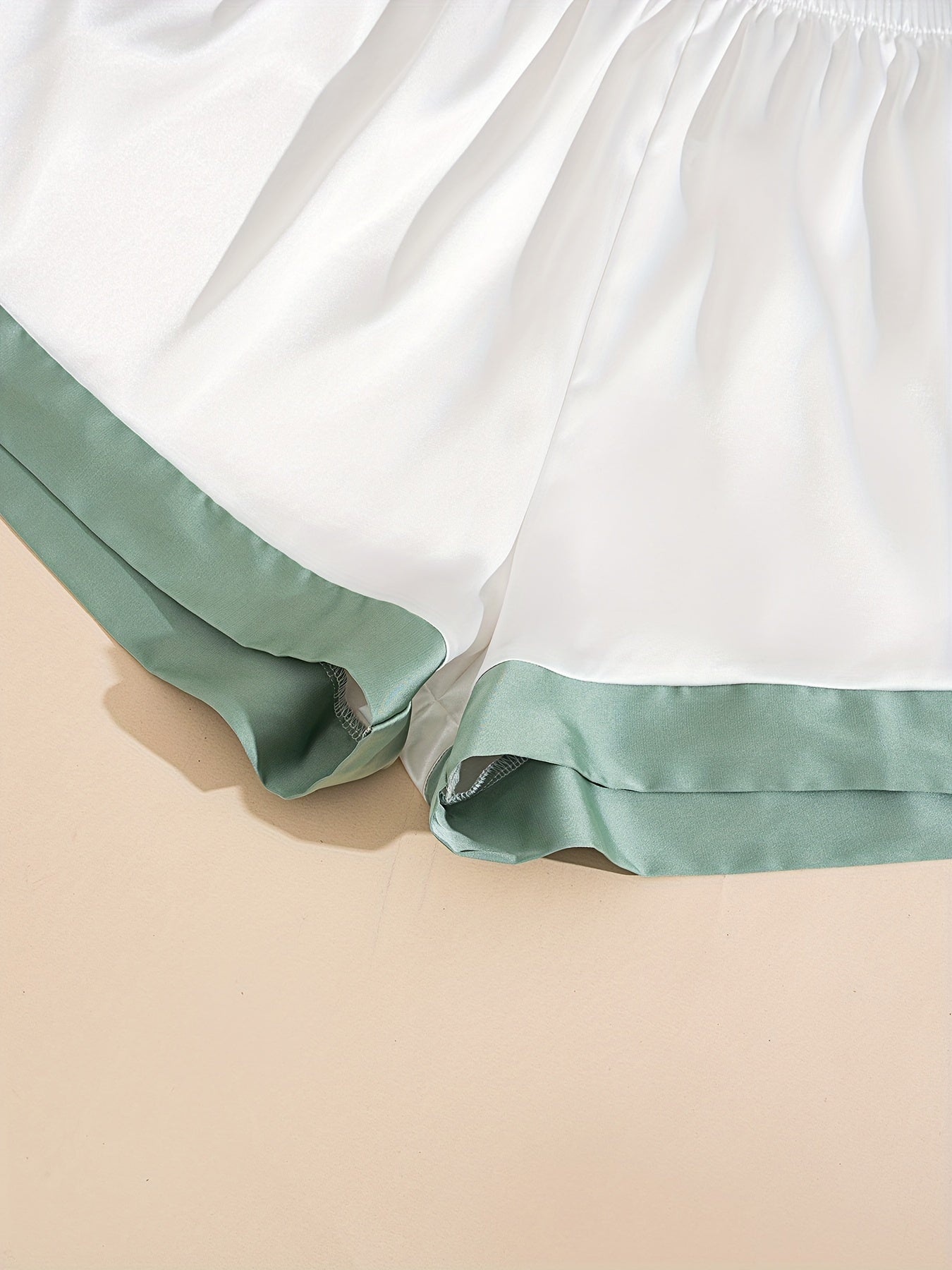 [Soft Polyester Loungewear Set] Soft Polyester Women's Loungewear Set - Solid Color with Belt Detail, Includes Robe & Cami Top - Perfect for All Seasons