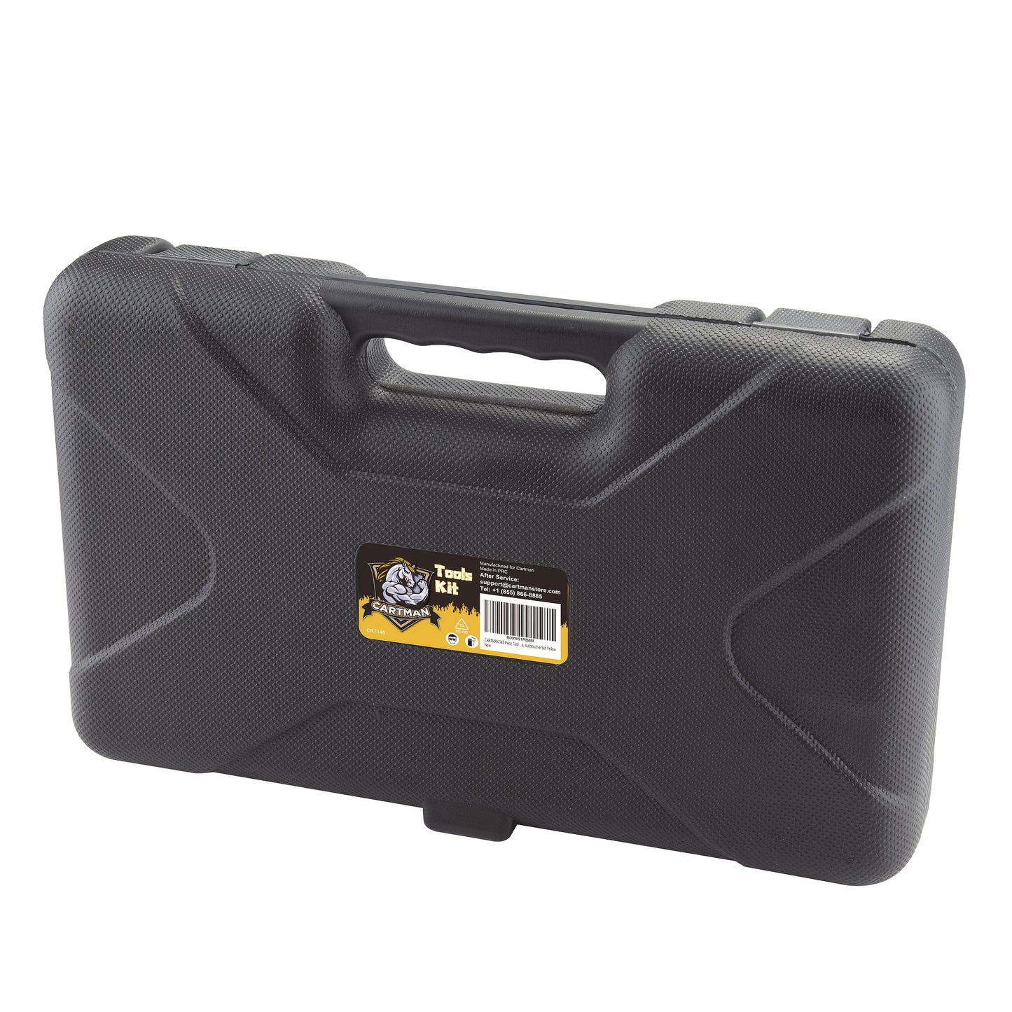 CARTMAN 148pcs Tool Set General Hand Tool Kit with Plastic Toolbox Storage Case, Automotive Set Yellow