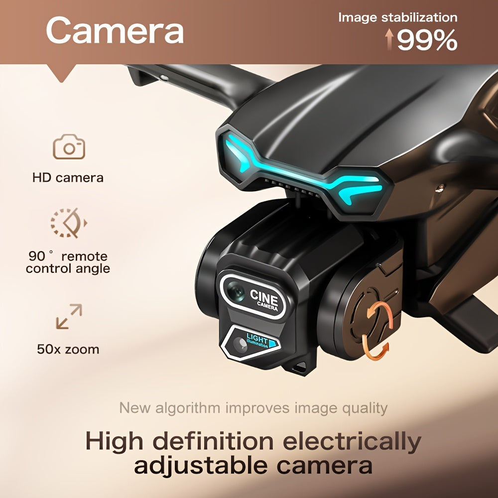 4K Camera GPS Drone with Dual WIFI, Wireless RC Long Range Quadcopter, Optical Streaming Transmission, Folding Design, Brushless Motor, Gesture Photo Taking