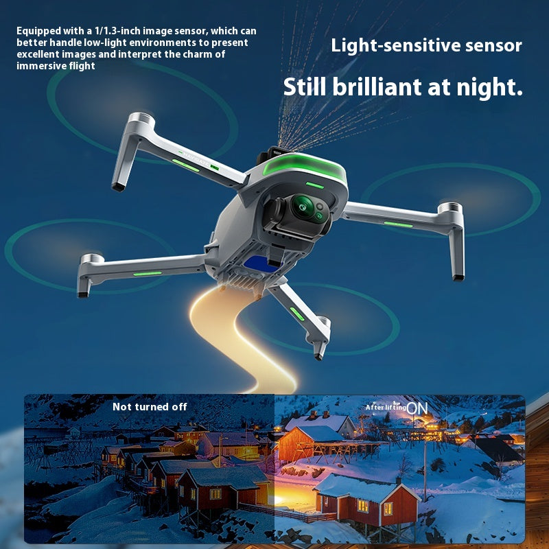 SEREE 8K HD Camera, 4.5-inch Large Screen Remote Controller, 5G Optical Flow Folding Drone with WiFi Transmission Professional Aerial Camera Quadcopter. Features Optical Flow Positioning And Obstacle Avoidance, One-touch Take