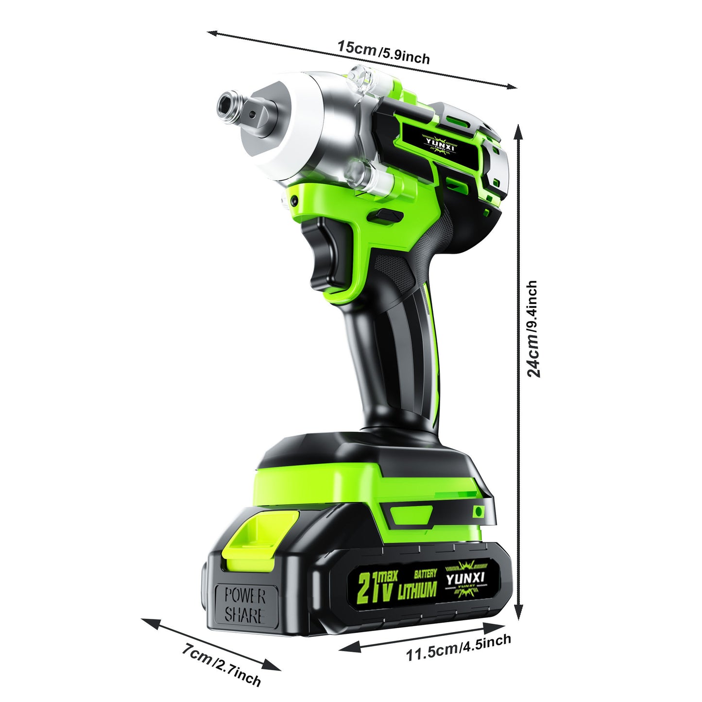 21V Impact Wrench & Drill/Driver Set Compatible for Car, Truck, Motorcycle Repair - Heavy-Duty Motor & Lithium-Ion Battery- Kit with Plastic Housing - Mechanic & DIY for Home, Vehicle Maintenance (Rechargeable)