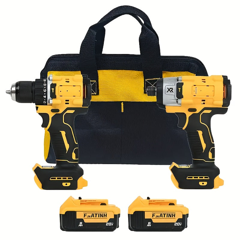 Suitable For DEWALT 20V Cordless Drill And Impact Driver Combo Kit, Includes 2 Batteries And Charger. Ideal For Home Improvement And Car Repair. A Great Gift For Men, Perfect For Christmas And Other Holidays.