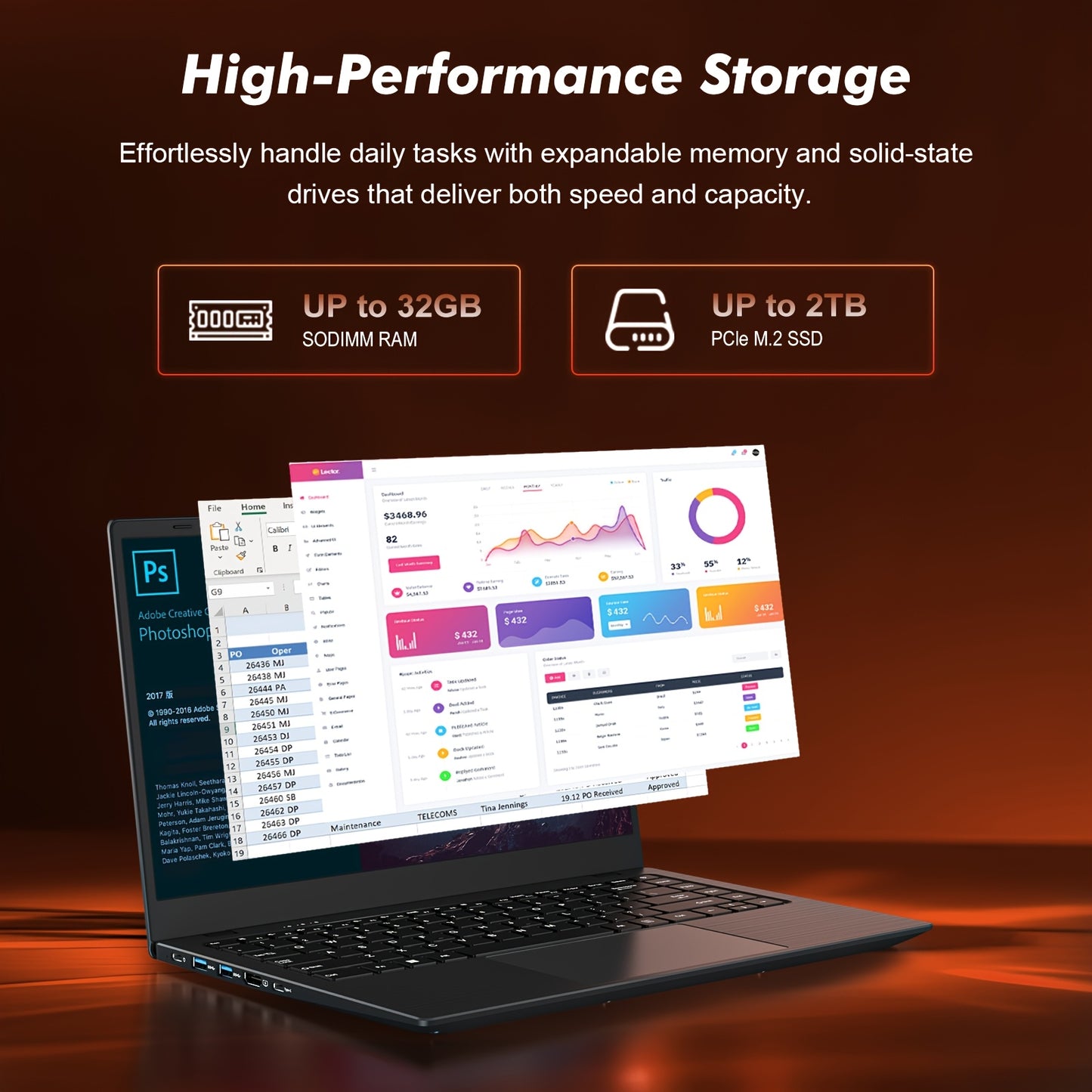 Fangzheng 14 Inch Ultra-thin Lightweight Laptop | Equipped with Pentium 6500Y Processor, 16GB RAM SO-DIMM*2, 256GB SSD, Supports Dual Screen 4K, Stereo Four Speakers, TYPE-C Charging with PD Fast Charging, Rich USB Interfaces